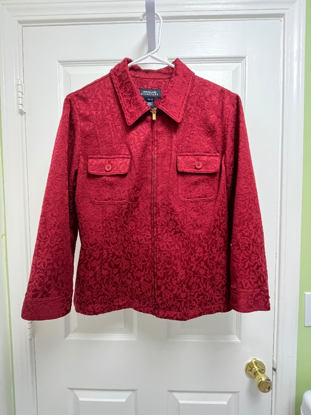 Women's Jones New York Signature 60% Polyester Coat L